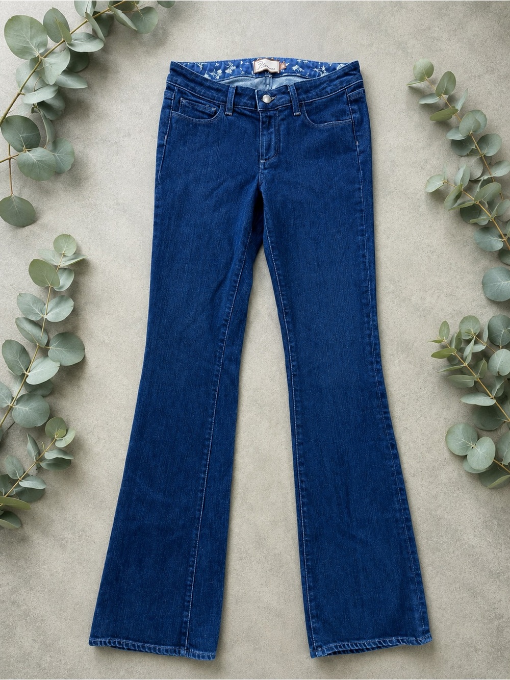 Paige Hidden Hills Bootcut Jeans Dark Wash Size 28 Made in USA